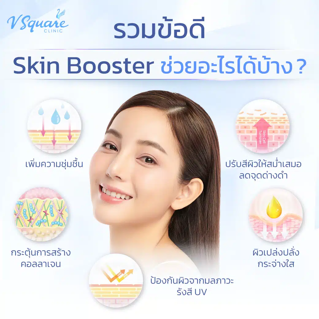 ฉีด Skin Booster รักษาจุดด่างดําบนใบหน้าเร่งด่วน